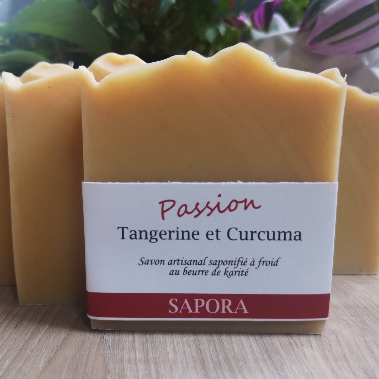 Savon en barre tangerine et curcuma – Hydratation intense et éclat naturel - Multiples