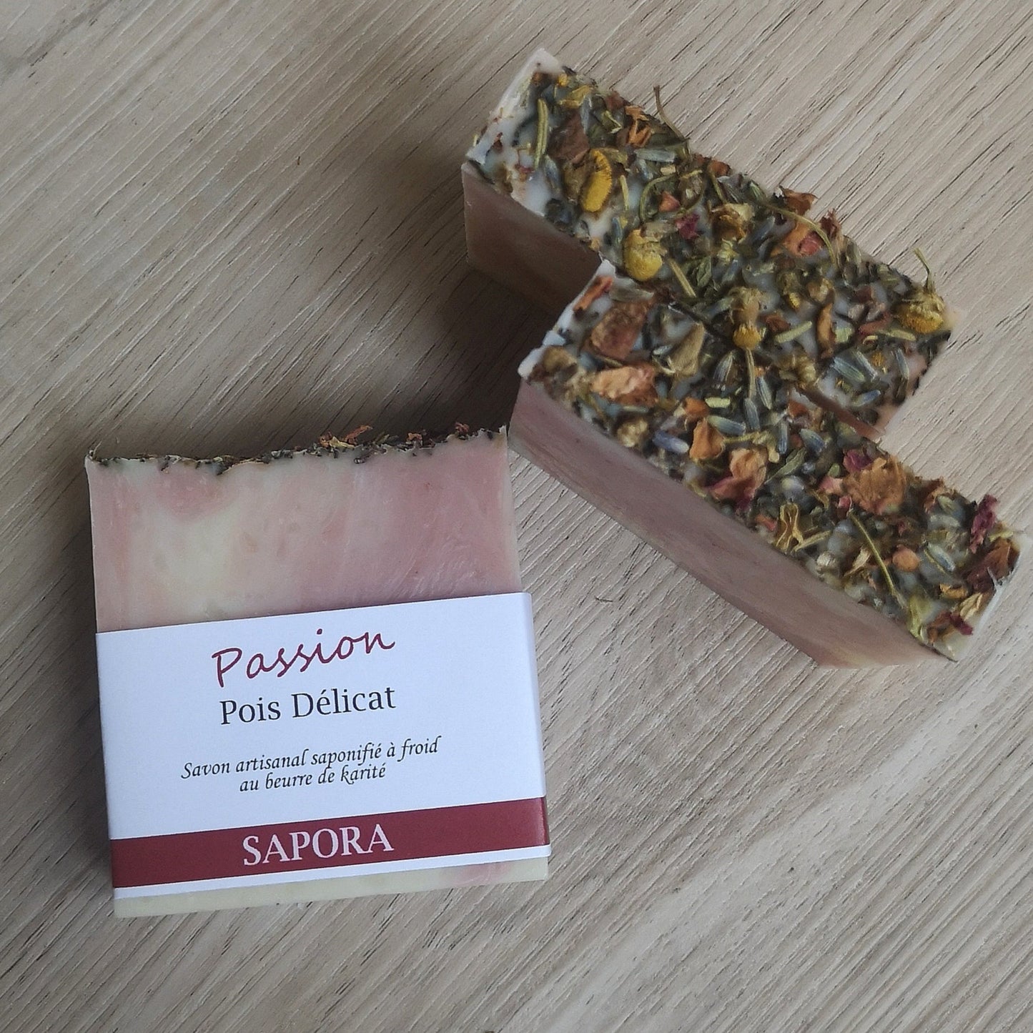 Savon Pois Délicat – Un parfum floral envoûtant avec des notes de pois de senteur - Front