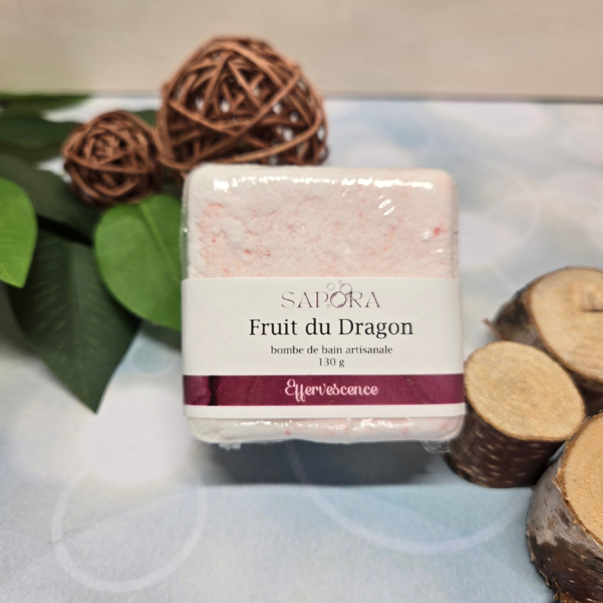 Bombe de bain fruit du dragon – Senteur exotique et effervescence apaisante pour un moment unique - Front