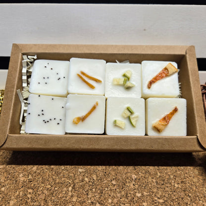 Ensemble cadeau cires de soya (4 fragrances fruitées et vivifiantes) / Soy wax melts gift set (4 fruity and uplifting scents) - Intérieur